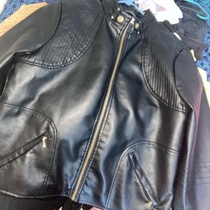 Leather jacket